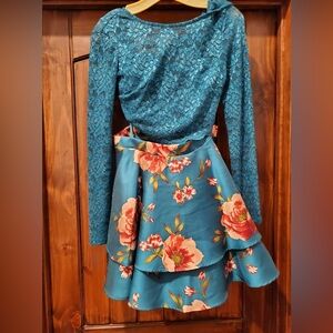 2 piece homecoming dress.